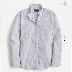 J. Crew NWT Ruffle-Trim Garçon Button-Down Shirt